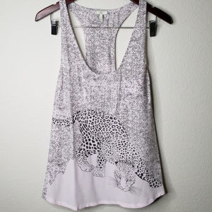 NWOT Joie Top| Tank Top SIlk Leopard Print Large